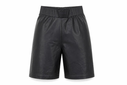 Topshop Women's Black Size 8 Stretch Biker Shorts