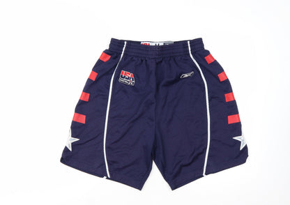Reebok USA Basketball Men's Blue Athletic Shorts Size M