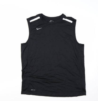Nike Men's Black Dri-Fit Sleeveless Tank Top XL Athletic Gym Wear
