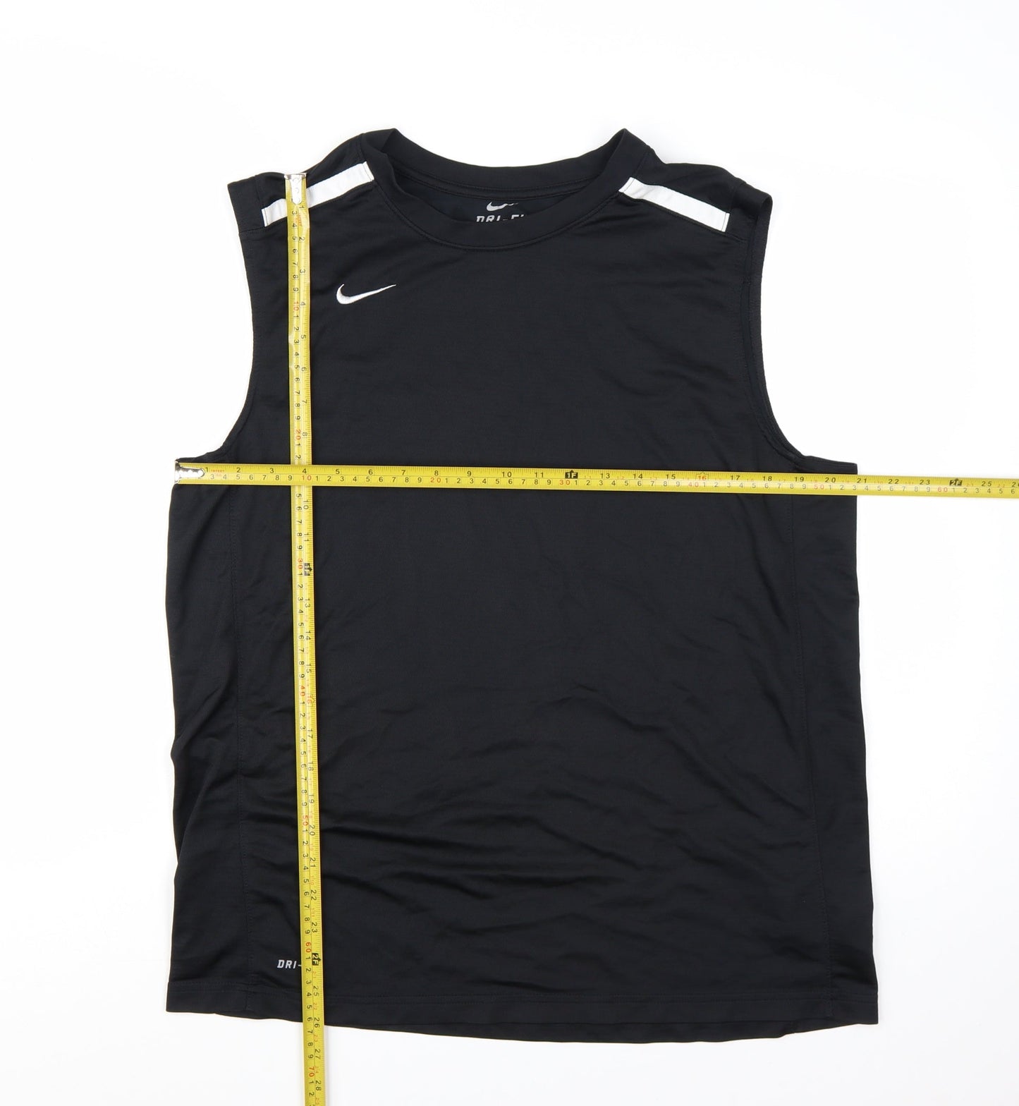 Nike Men's Black Dri-Fit Sleeveless Tank Top XL Athletic Gym Wear