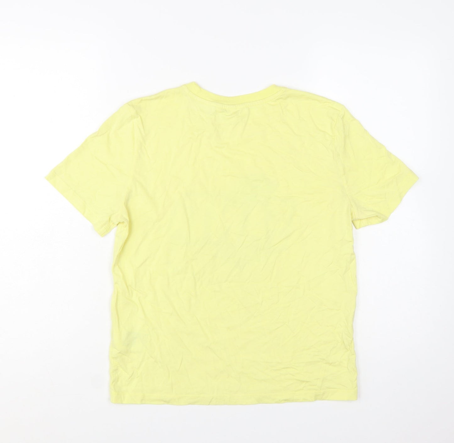 H&M Women’s Yellow Fanta Lemon Graphic T-Shirt Size S