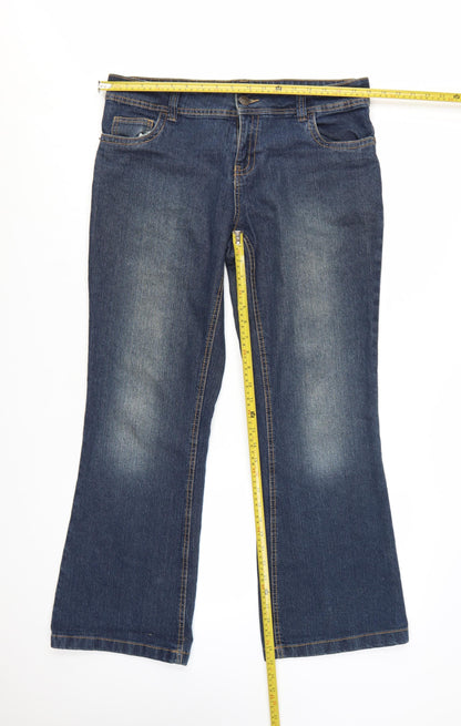 Denim Co Women’s Blue Bootcut Jeans Size 16 Regular