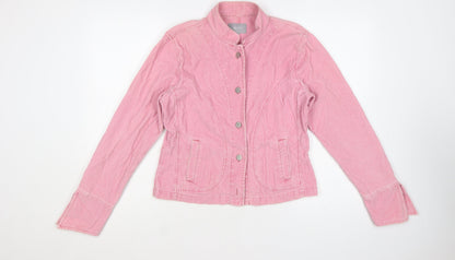 Marks and Spencer Per Una Pink Corduroy Women’s Jacket Size 12