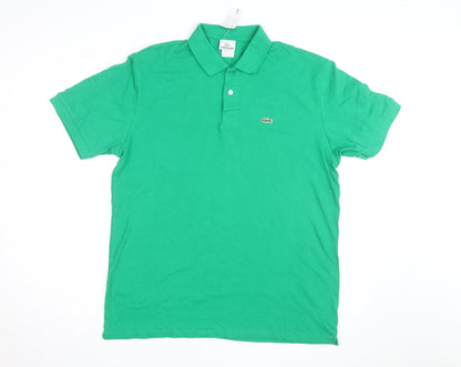Lacoste Men's Green 3XL Classic Fit Cotton Polo Shirt