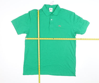 Lacoste Men's Green 3XL Classic Fit Cotton Polo Shirt