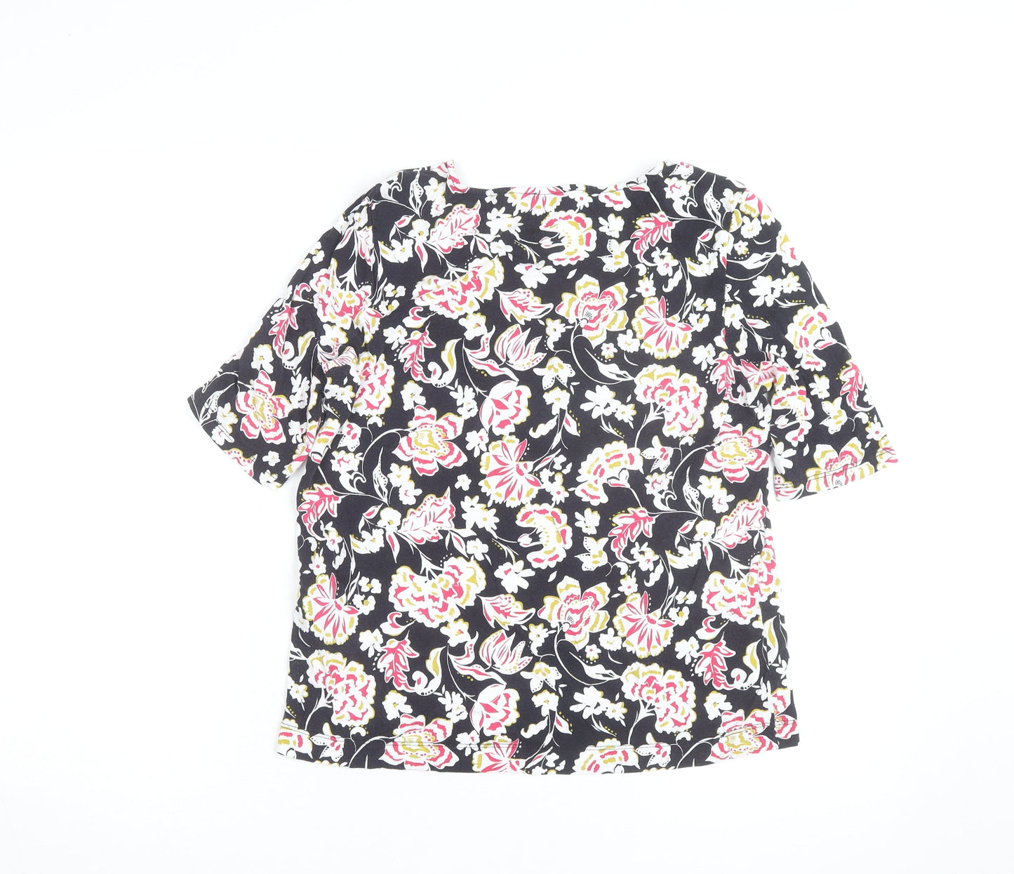 Hobbs Women’s Multicoloured Floral Jersey Tunic Blouse Size M