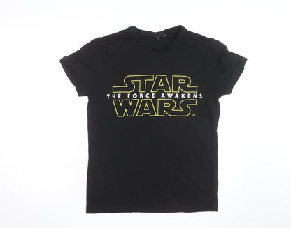 Star Wars The Force Awakens Black Men's Medium Graphic T-Shirt
