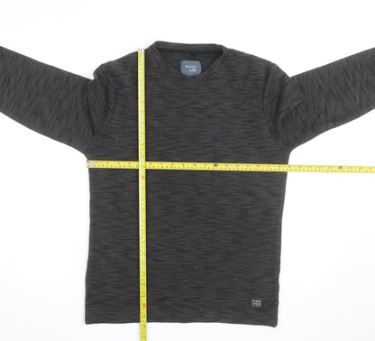 Blend Men's Grey Medium Crew Neck Knit Pullover Jumper