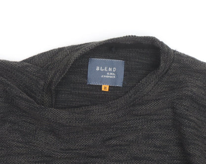 Blend Men's Grey Medium Crew Neck Knit Pullover Jumper
