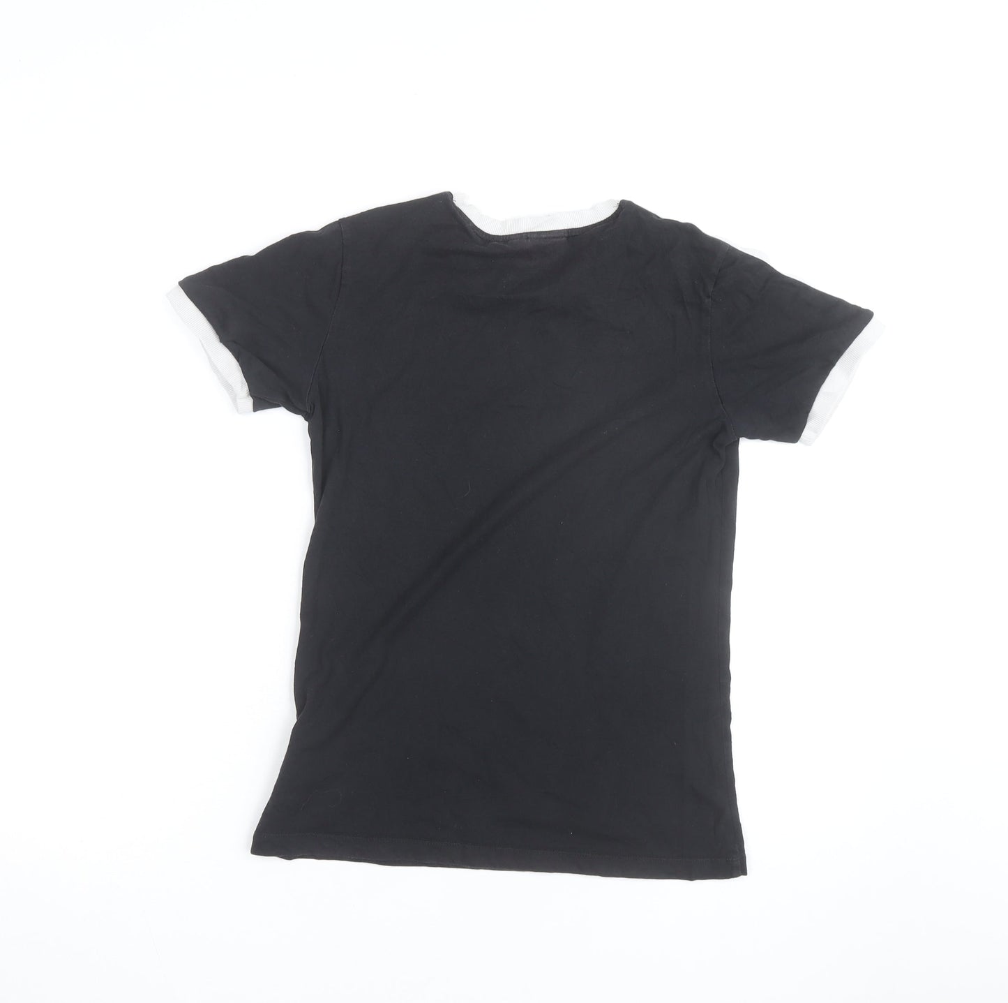 Adidas Womens Black Short Sleeve Cotton Adidas Originals T-Shirt Size 8