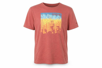 Regatta Mens Brown Graphic Outdoor Crew Neck Cotton T-Shirt Size L