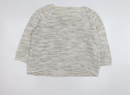 Emreco Women Beige Chunky Knit Pullover Jumper Size 18