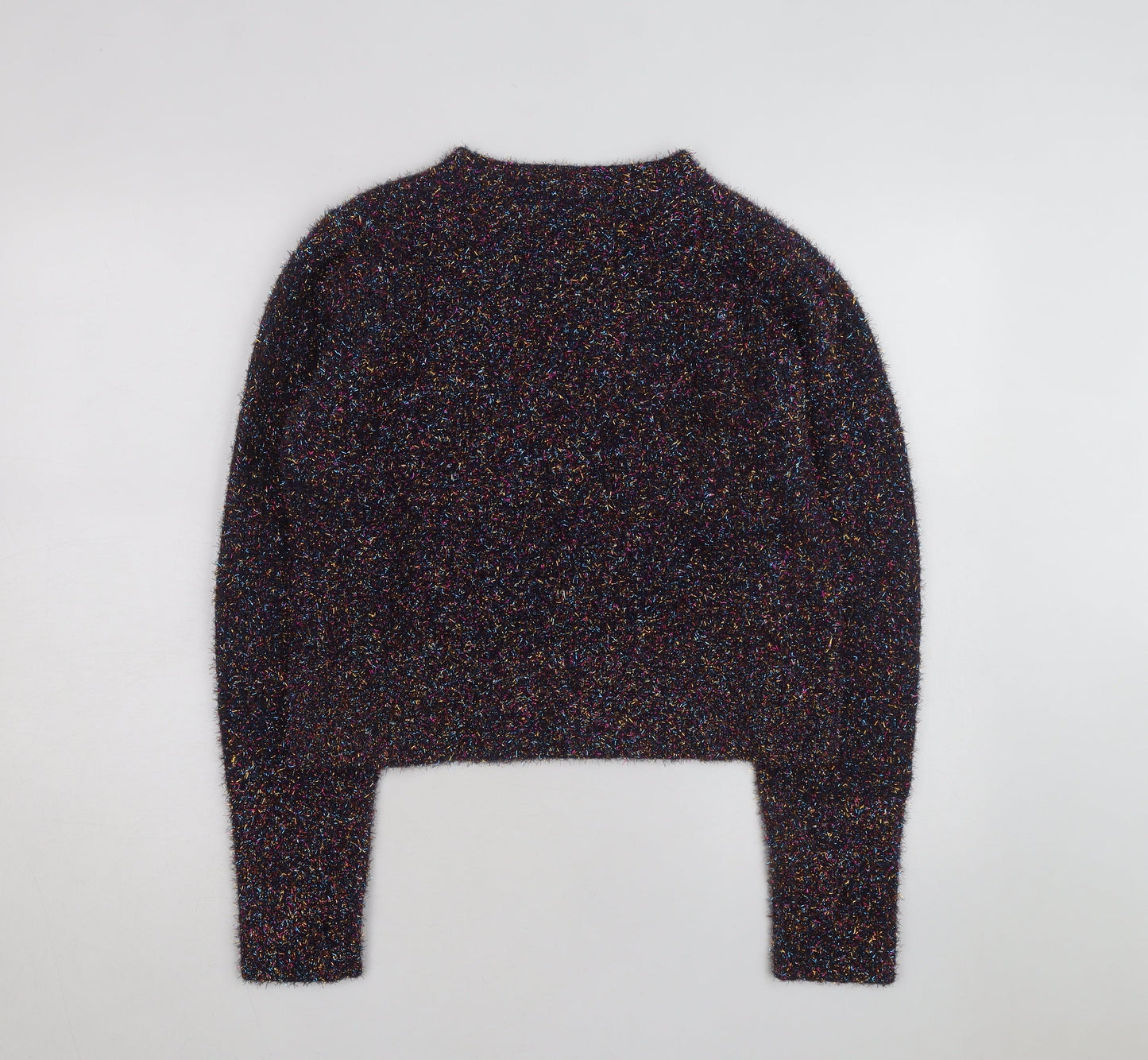 Warehouse Women Multicoloured M Pullover Jumper with Jewel Buttons