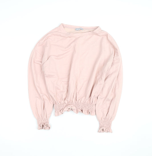 Red Herring Women’s Pink Crew Neck Long Sleeve Pullover Jumper Size 12