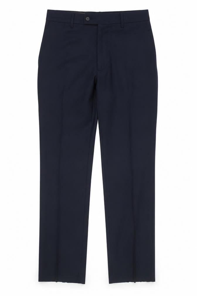 J. Banks Men's Navy Regular Fit Dress Pants 34x30