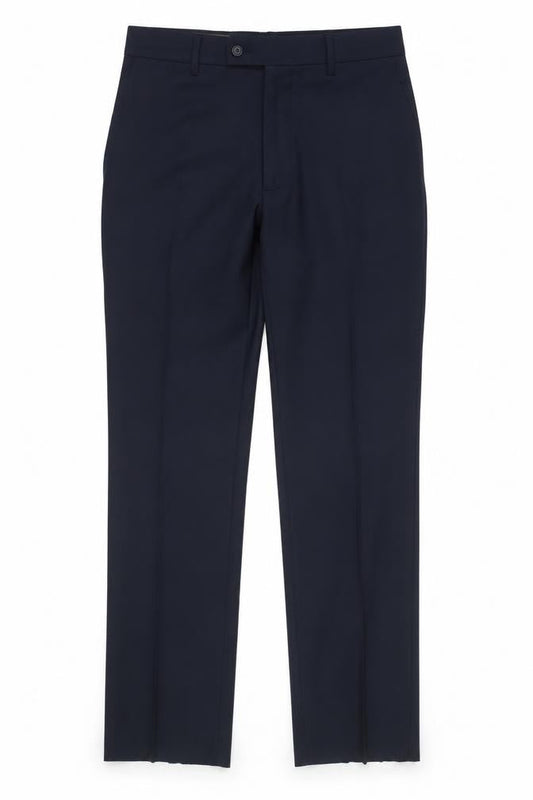 J. Banks Men's Navy Regular Fit Dress Pants 34x30