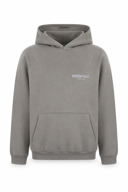 Fear of God Essentials Men's Grey Pullover Hoodie Size M