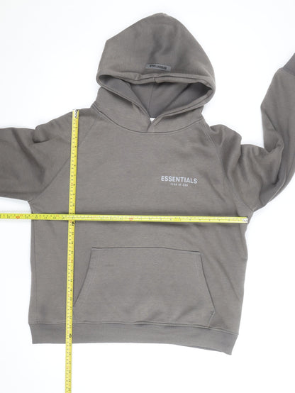Fear of God Essentials Men's Grey Pullover Hoodie Size M