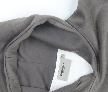 Fear of God Essentials Men's Grey Pullover Hoodie Size M