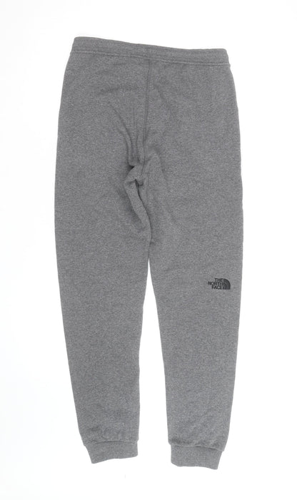 The North Face Boys Grey XL Jogger Sweatpants Tapered Fleece Trousers