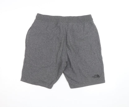The North Face Men's Grey Sweat Shorts L Regular Fit Activewear