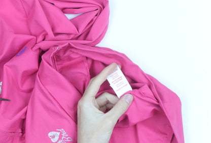 Liver Bird Womens Pink Full Zip Hoodie Size 14 LFC Logo Hooded Sweatshirt
