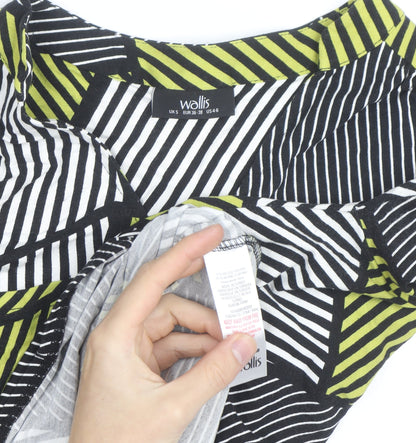 Wallis Women's Multicoloured Geometric Tunic Blouse Size S