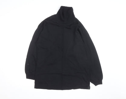 The Sweater Shop Teens Black Roll Neck Cotton Jumper M