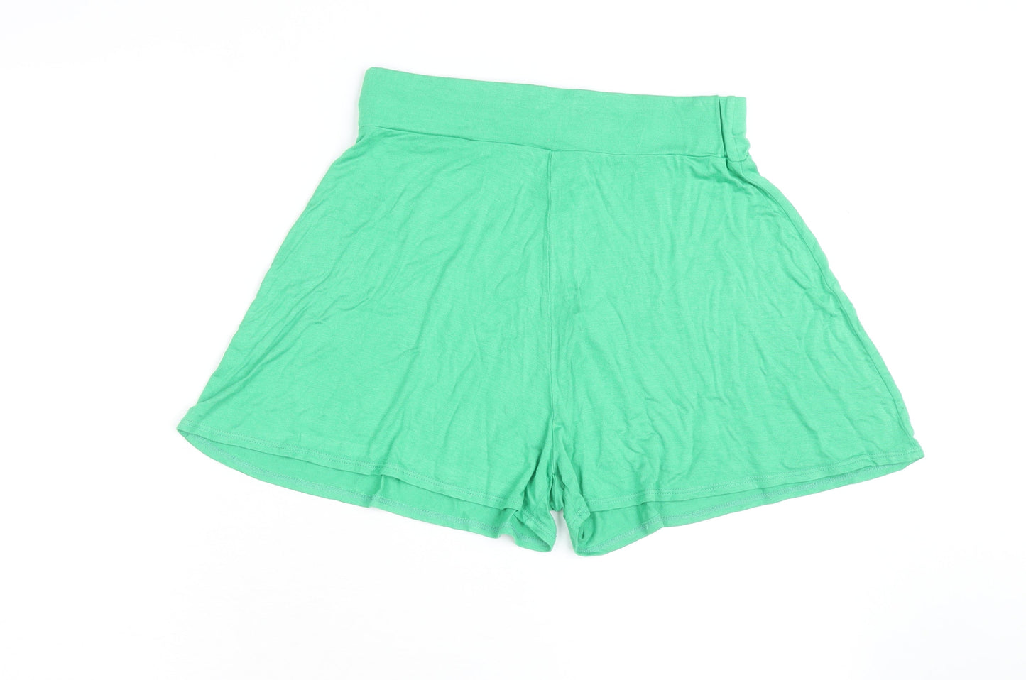 Boohoo Women Green Size 12 Biker Activewear Shorts