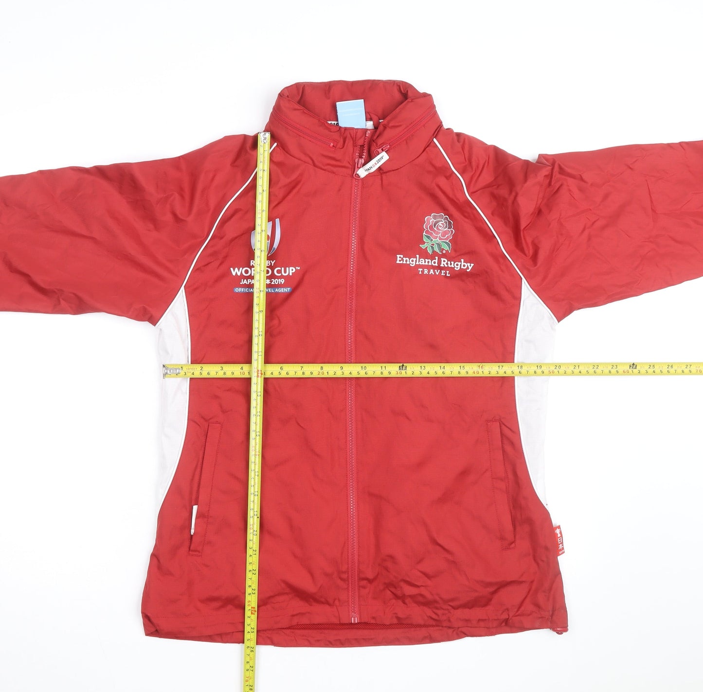 Rugby World Cup England Red Women's Size 14 Windbreaker Jacket
