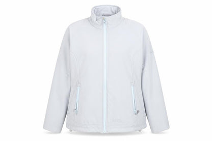 Regatta Women's Grey Softshell Jacket Size 14 Wind Resistant Outdoor