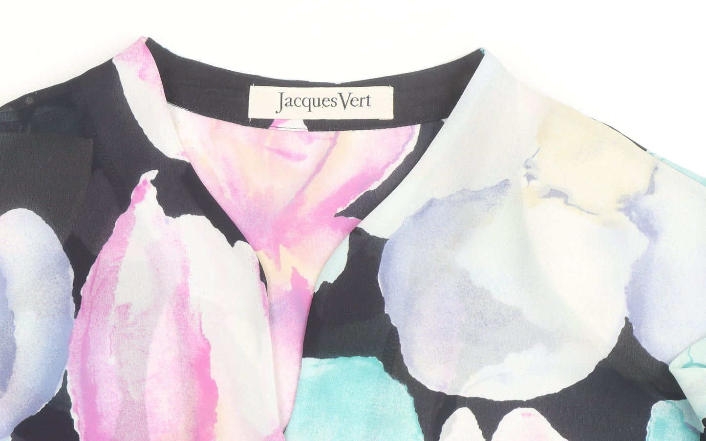 Jacques Vert Womens Multicoloured Floral Chiffon Blouse Size 12