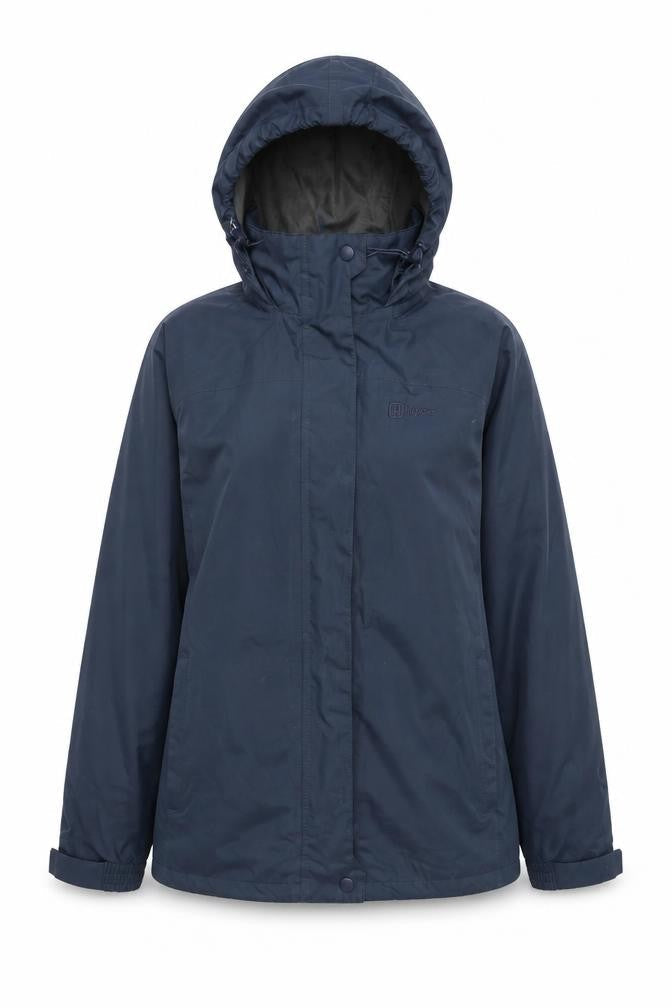 Hi Gear Women's Blue Waterproof Hooded Rain Jacket Size 14