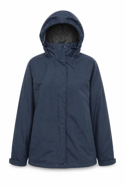 Hi Gear Women's Blue Waterproof Hooded Rain Jacket Size 14