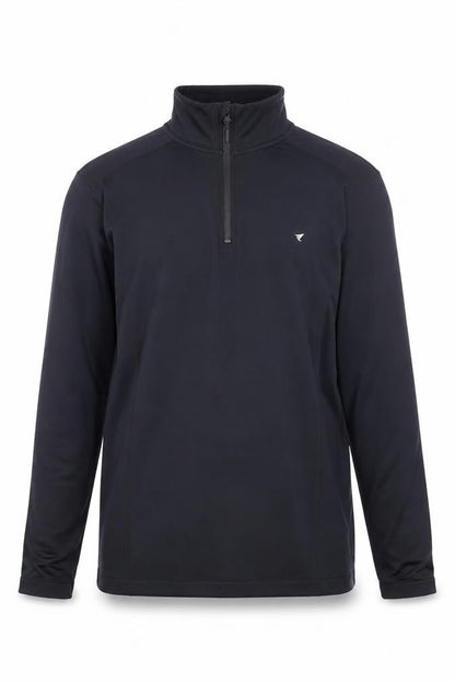 Workout Men's Black Large 1/4 Zip Athletic Track Jacket
