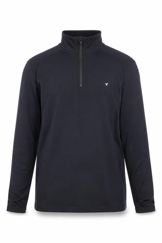 Workout Men's Black Large 1/4 Zip Athletic Track Jacket