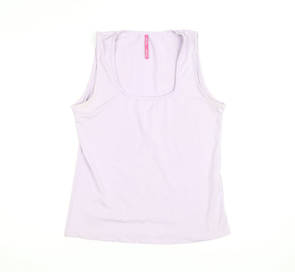 John Lewis Women Purple Size 16 Sleeveless Stretch Tank Top