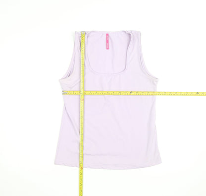 John Lewis Women Purple Size 16 Sleeveless Stretch Tank Top