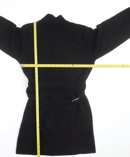 Paris Atelier & Other Stories Women's Black Cashmere Belted Cardigan M