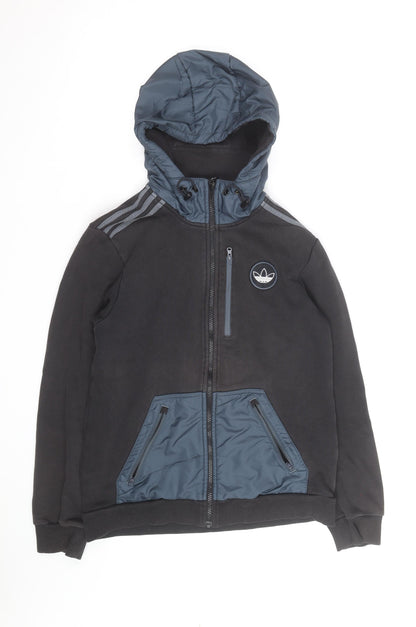 Adidas Men's Black Full Zip Hoodie XL Sportswear Jacket