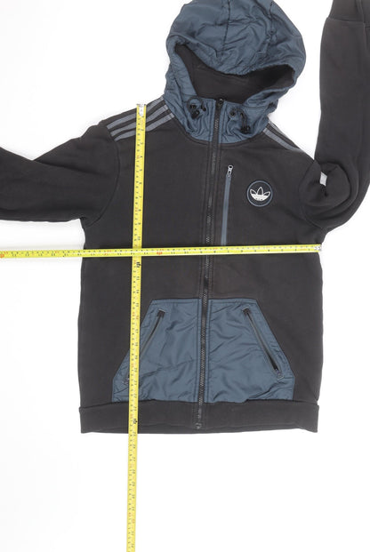 Adidas Men's Black Full Zip Hoodie XL Sportswear Jacket