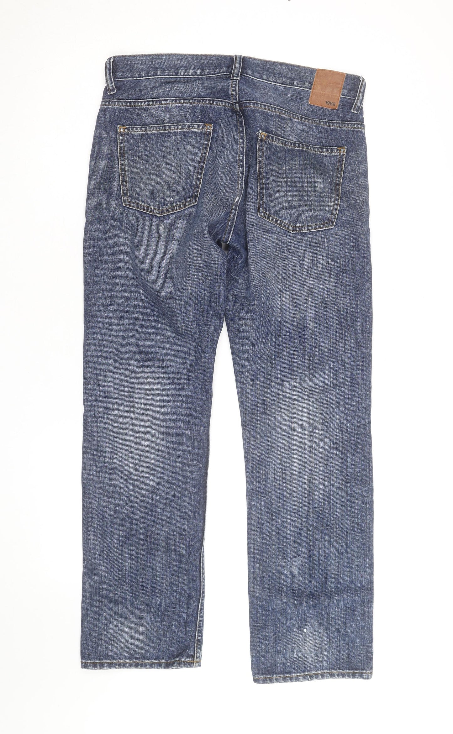 Gap 1969 Men's Blue Slim Fit Straight Denim Jeans 30x30