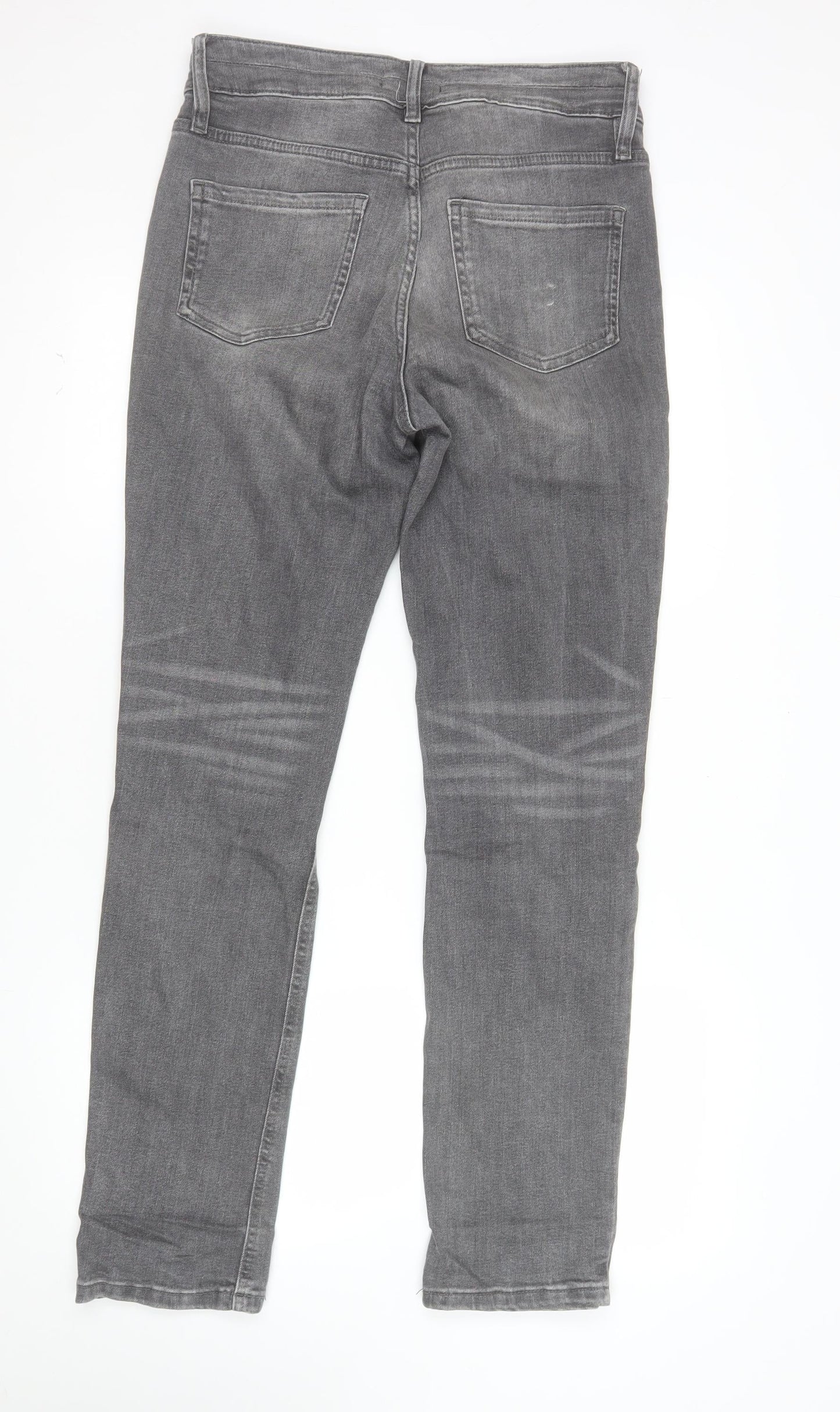 F&F Women’s Grey Skinny Stretch Jeans UK 10 Slim Fit Denim