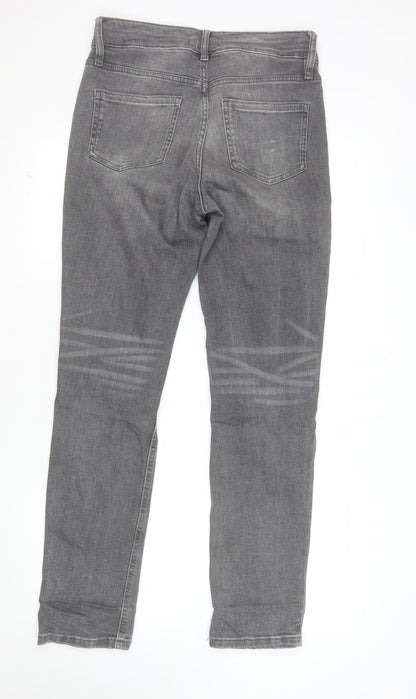 F&F Women’s Grey Skinny Stretch Jeans UK 10 Slim Fit Denim
