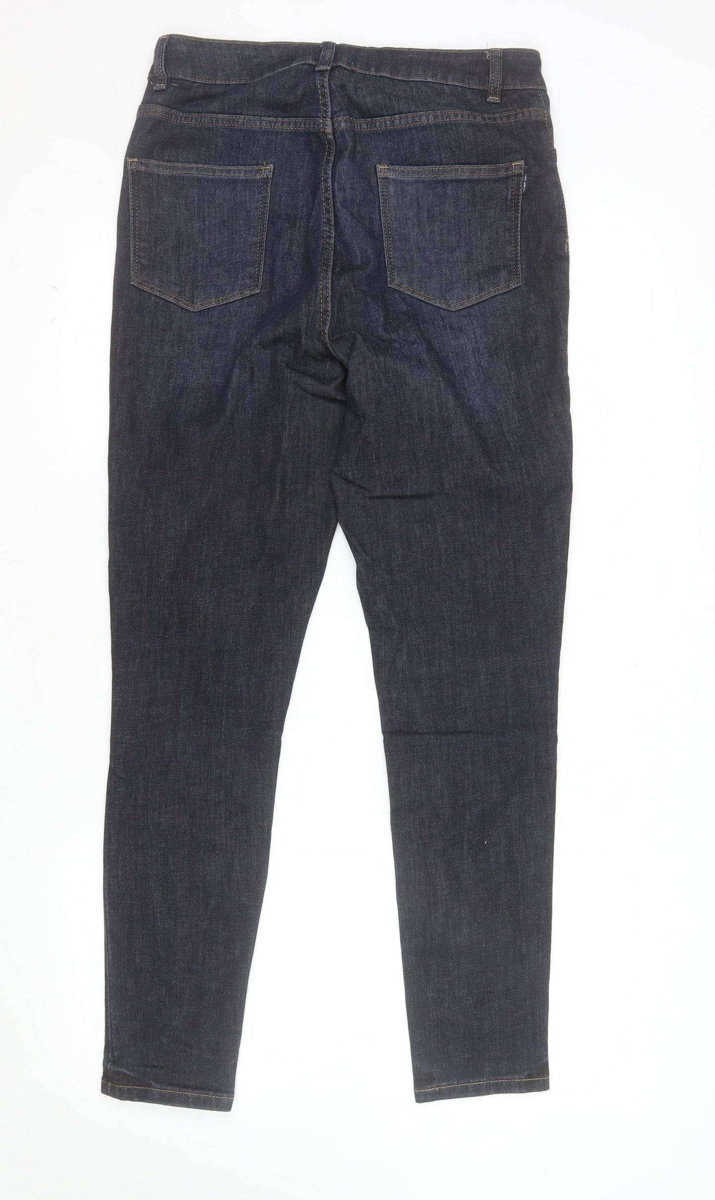Primark Women’s Blue Skinny Jeans Size 12 Mid Rise Stretch Denim