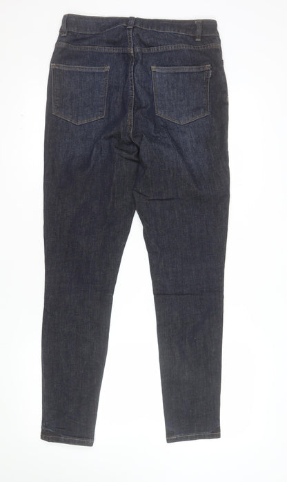 Primark Women’s Blue Skinny Jeans Size 12 Mid Rise Stretch Denim