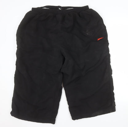Slazenger Men's Black Athletic Shorts 2XL Elastic Waist Sportswear