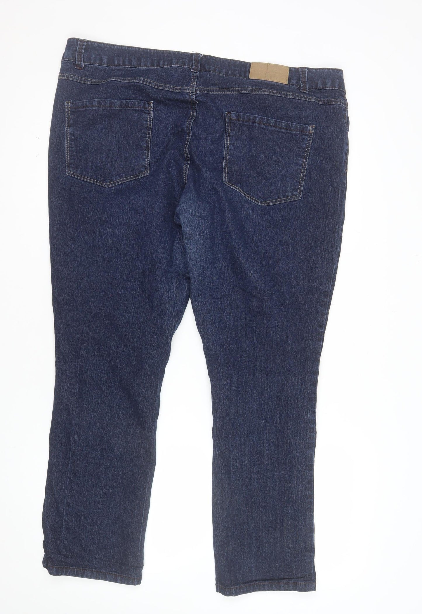 DP Denim Women’s Blue Straight Jeans Size 20 Stretch Fit