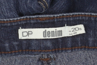 DP Denim Women’s Blue Straight Jeans Size 20 Stretch Fit