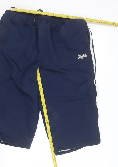 Lonsdale Men’s Blue Athletic Shorts Size XXL Polyester Quick Dry